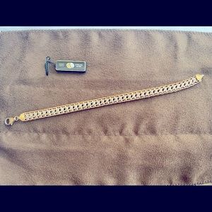 Aura Gento Karat Gold and Sterling Silver Bracelet